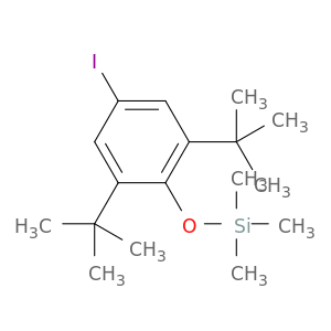 Silane, [2,6-bis(1,1-dimethylethyl)-4-iodophenoxy]trimethyl-