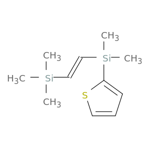 Silane, [(1E)-2-(dimethyl-2-thienylsilyl)ethenyl]trimethyl-