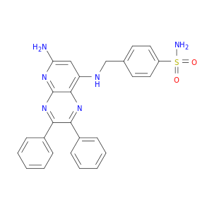 4-{[(6-amino-2,3-diphenylpyrido[2,3-b]pyrazin-8-yl)amino]methyl}benzenesulfonamide