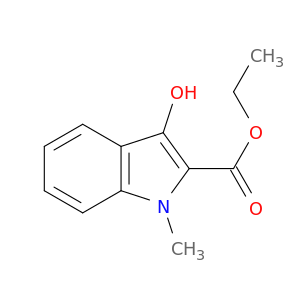 1H-Indole-2-carboxylic acid, 3-hydroxy-1-methyl-, ethyl ester