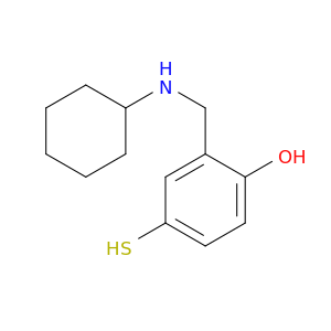 Phenol,2-[(cyclohexylamino)methyl]-4-mercapto-