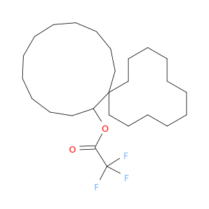 Acetic acid, trifluoro-, spiro[11.12]tetracos-13-yl ester