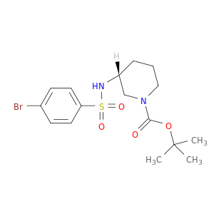 (R)-TERT-BUTYL 3-(4-BROMOPHENYLSULFONAMIDO)PIPERIDINE-1-CARBOXYLATE