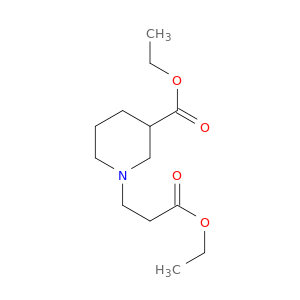 1-Piperidinepropanoic acid, 3-(ethoxycarbonyl)-, ethyl ester