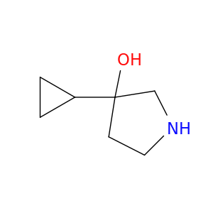 3-cyclopropylpyrrolidin-3-ol