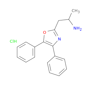 2-Oxazoleethanamine,N-methyl-4,5-diphenyl-, hydrochloride (1:1)