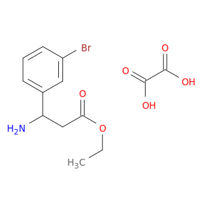 Ethyl 3-amino-3-(3-bromophenyl)propanoate oxalate