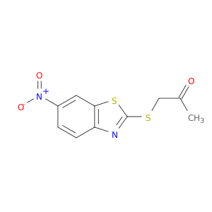 1-((6-Nitrobenzo[d]thiazol-2-yl)thio)propan-2-one