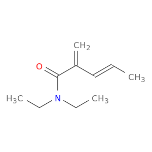 3-Pentenamide, N,N-diethyl-2-methylene-, (Z)-