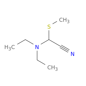 Acetonitrile, (diethylamino)(methylthio)-