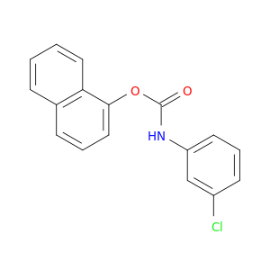Carbamic acid, (3-chlorophenyl)-, 1-naphthalenyl ester