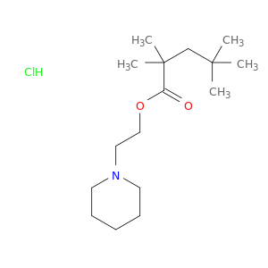 2-(piperidin-1-yl)ethyl 2,2,4,4-tetramethylpentanoate hydrochloride(1:1)