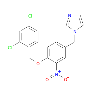 1H-Imidazole, 1-[[4-[(2,4-dichlorophenyl)methoxy]-3-nitrophenyl]methyl]-