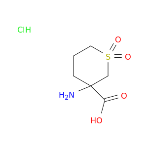 3-Amino-1,1-dioxo-1lambda6-thiane-3-carboxylic Acid Hydrochloride