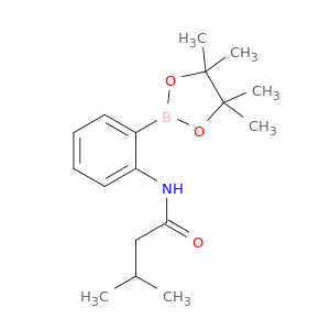2-(3-甲基丁酰胺基)苯硼酸频那醇酯