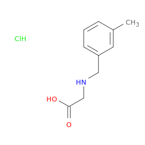 甘氨酸,N-[(3-甲基苯基)甲基]-,盐酸盐