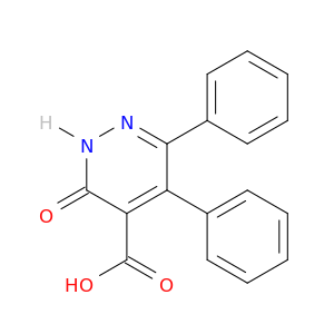 4-Pyridazinecarboxylic acid, 2,3-dihydro-3-oxo-5,6-diphenyl-