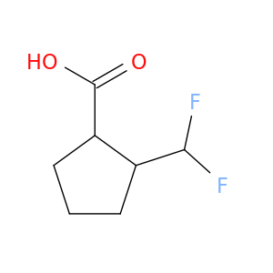 2-(Difluoromethyl)cyclopentane-1-carboxylic acid
