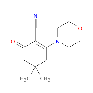 1-Cyclohexene-1-carbonitrile, 4,4-dimethyl-2-(4-morpholinyl)-6-oxo-