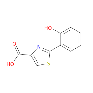 4-Thiazolecarboxylicacid, 2-(2-hydroxyphenyl)-