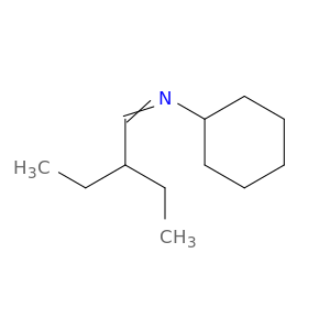 Cyclohexanamine, N-(2-ethylbutylidene)-