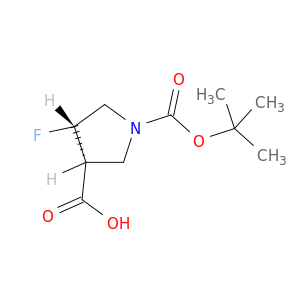 顺-1-(叔丁氧基羰基)-4-氟吡咯烷-3-羧酸