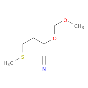 Butanenitrile, 2-(methoxymethoxy)-4-(methylthio)-