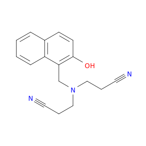 3-[2-cyanoethyl-[(2-hydroxynaphthalen-1-yl)methyl]amino]propanenitrile