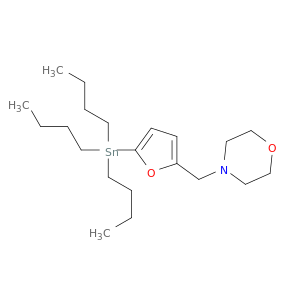 Morpholine, 4-[[5-(tributylstannyl)-2-furanyl]methyl]-