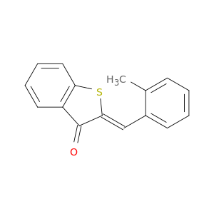 Benzo[b]thiophen-3(2H)-one, 2-[(2-methylphenyl)methylene]-, (Z)-