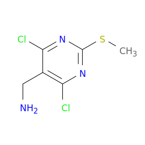 5-Pyrimidinemethanamine,4,6-dichloro-2-(methylthio)-