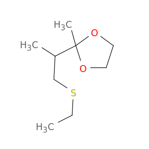 2-(2-(ETHYLTHIO)-1-METHYLETHYL)-2-METHYL-1,3-DIOXOLANE