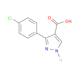 3-(4-氯苯基)-1H-吡唑-4-羧酸