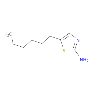 2-Thiazolamine,5-hexyl-