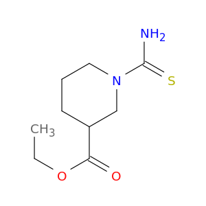 3-Piperidinecarboxylic  acid,  1-(aminothioxomethyl)-,  ethyl  ester