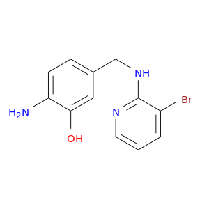 Phenol, 2-amino-5-[[(3-bromo-2-pyridinyl)amino]methyl]-