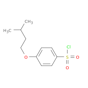 4-(3-Methylbutoxy)benzene-1-sulfonyl Chloride
