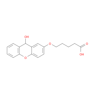 Pentanoic acid, 5-[(9-hydroxy-9H-xanthen-2-yl)oxy]-