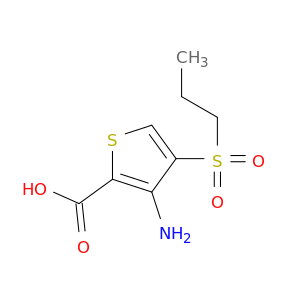 3-氨基-4-(丙基磺酰基)-2-噻吩羧酸