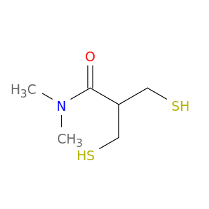 Propanamide, 3-mercapto-2-(mercaptomethyl)-N,N-dimethyl-