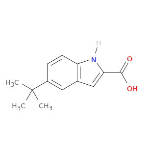 5-(1,1-二甲基乙基)-1H-吲哚-2-羧酸