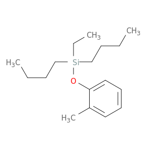Silane, dibutylethyl(2-methylphenoxy)-