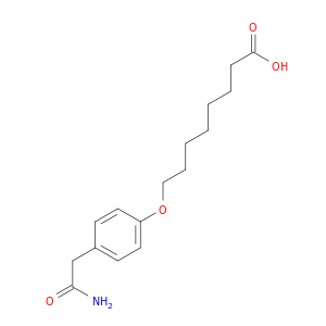 Octanoic acid, 8-[4-(2-amino-2-oxoethyl)phenoxy]-