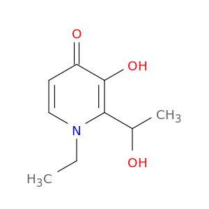 4(1H)-Pyridinone,1-ethyl-3-hydroxy-2-(1-hydroxyethyl)-