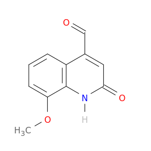 4-Quinolinecarboxaldehyde, 1,2-dihydro-8-methoxy-2-oxo-