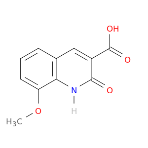 3-Quinolinecarboxylic acid, 1,2-dihydro-8-methoxy-2-oxo-