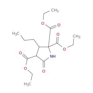 triethyl 5-oxo-3-propylpyrrolidine-2,2,4-tricarboxylate