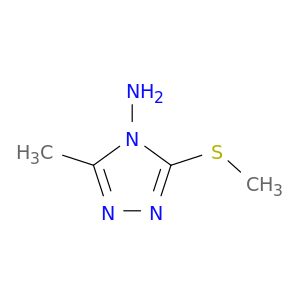 4H-1,2,4-三唑-4-胺,3-甲基-5-(甲基硫基)-