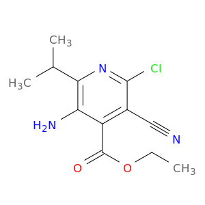 ethyl 3-amino-6-chloro-5-cyano-2-(propan-2-yl)pyridine-4-carboxylate