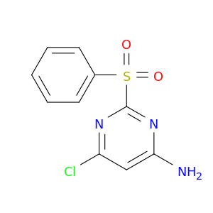 4-Pyrimidinamine,6-chloro-2-(phenylsulfonyl)-